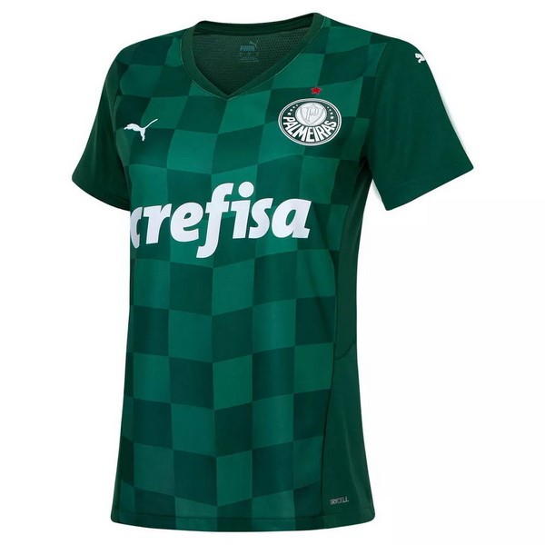 Camiseta Palmeiras 1ª Kit Mujer 2021 2022 Verde
